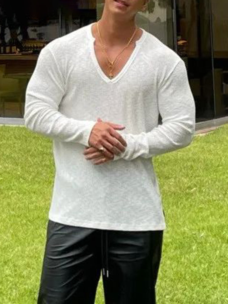 Men Sexy Shaping Sports Casual Long-Sleeve Tops