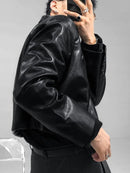 Mens Elegant Autumn And Winter British Casual Street Leather Jacket-3