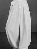 Mens Casual Irregular  Loose Wide-Leg Pants Unisex-1