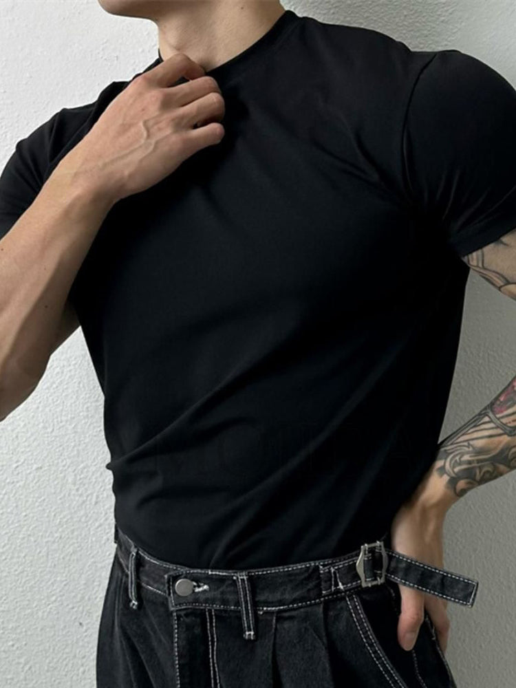 Comprar black Mens Casual Slim Fitting T-Shirt