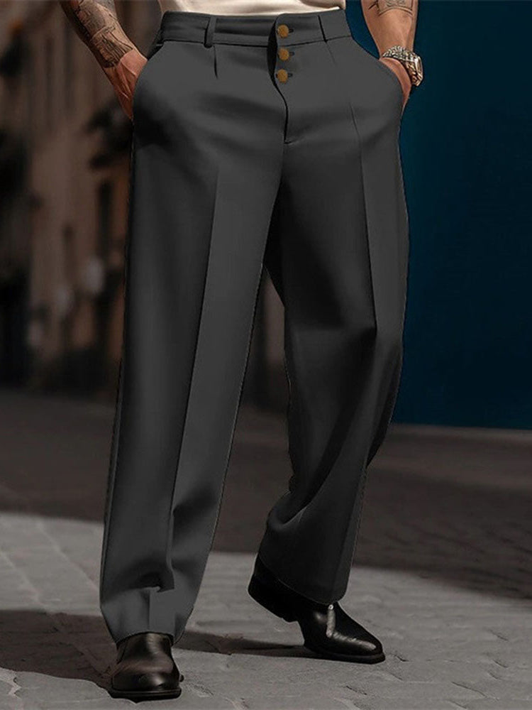 Men Business Casual Suit Pants Outdoor