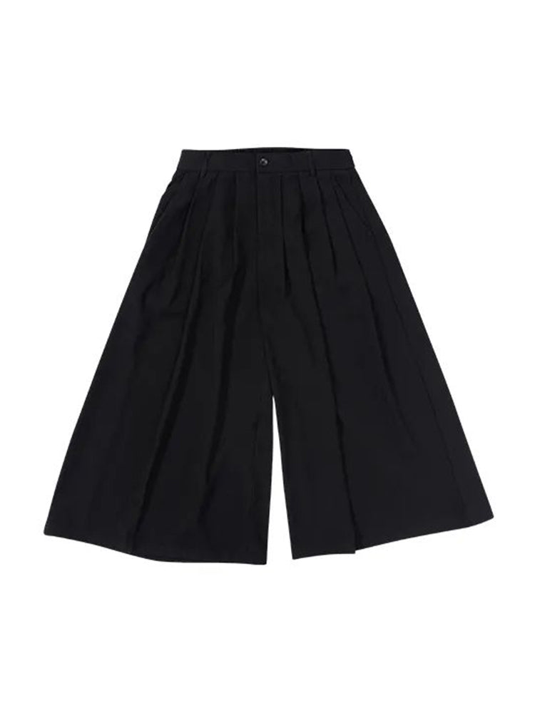 Mens Retro Casual Wide Leg Pants