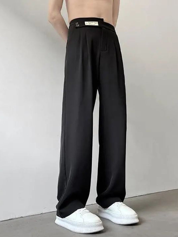 Men's summer ice silk casual trousers