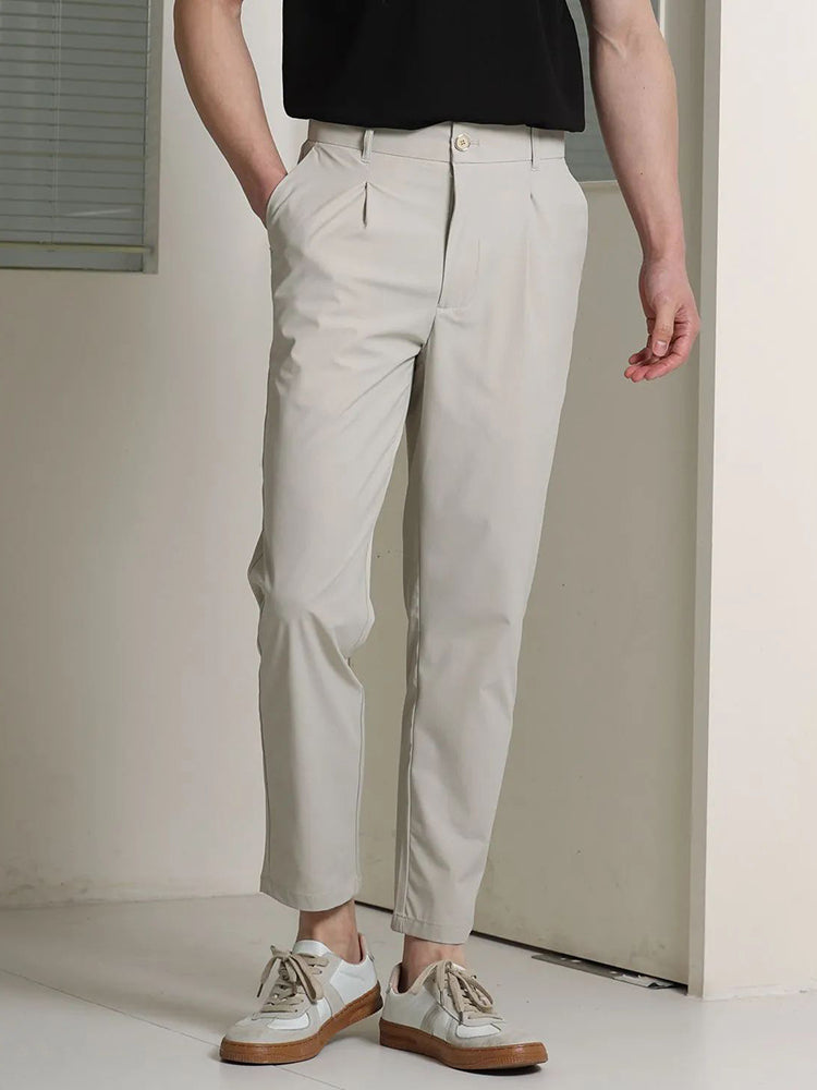 Mens Breathable Casual Straight Pants