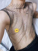 Mens Mesh Crop Top-3