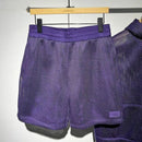 Mens Casual Mesh Shorts Hooded Two-Piece Vest Suit-5