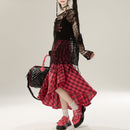 Autumn Y2k Spider Web Black Streetwear Sweater Unisex-5