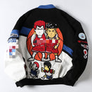 Winter New Fashion  Embroidery Splicing Casual Jacket-3