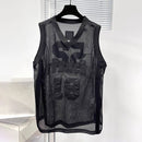 Summer Semi Transparent Mesh Mens Vest-6
