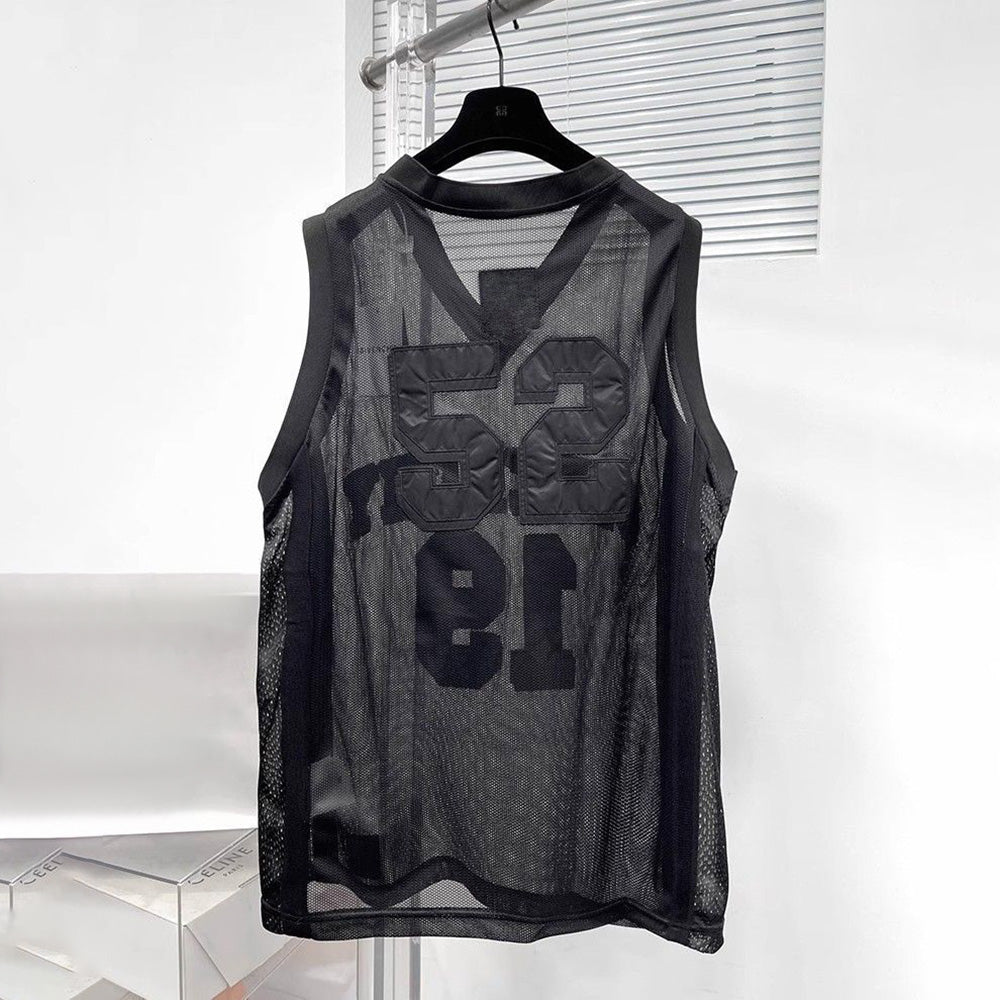 Summer Semi Transparent Mesh Mens Vest