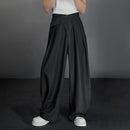 Mens Casual Irregular  Loose Wide-Leg Pants Unisex-8