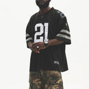 Mens Ice Silk Ball Mesh Quick Dry T-Shirts-4