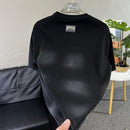 Mens Y2k Rhinestone Decoration Short Sleeve T-Shirt Summer-2