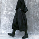 Gothic Pleated Lantern Culottes Harajuku Pants-3