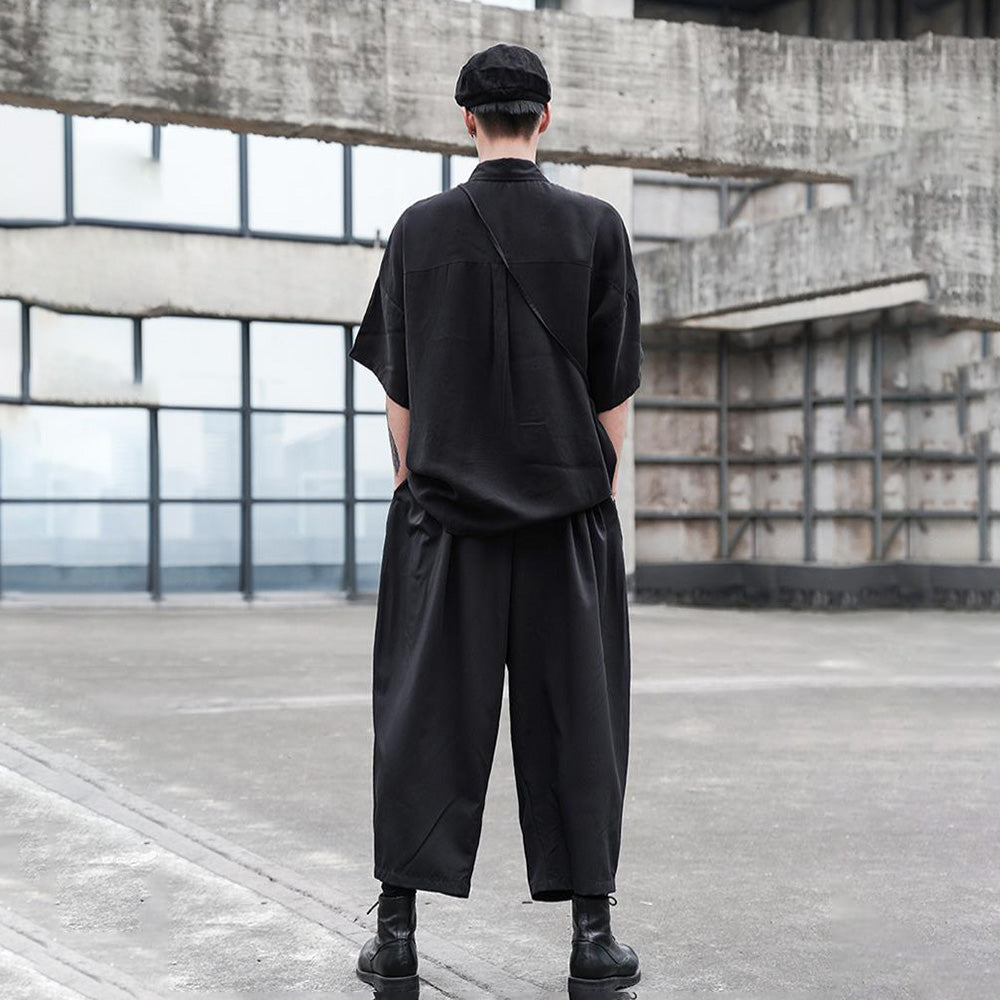 Gothic Y2k  Irregular Japanese Harajuku Culottes