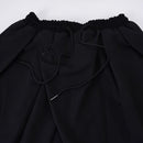 Gothic Y2k  Irregular Japanese Harajuku Culottes-6