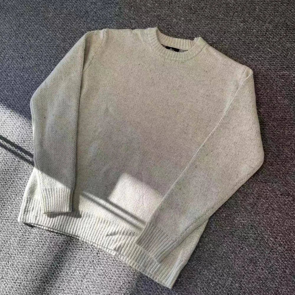 Mens Sweater Size 8 Billiard Sweater Autumn Street Wear Contrast Color Casual All-Match Long-Sleeved Tops Men'S Clothing 2024