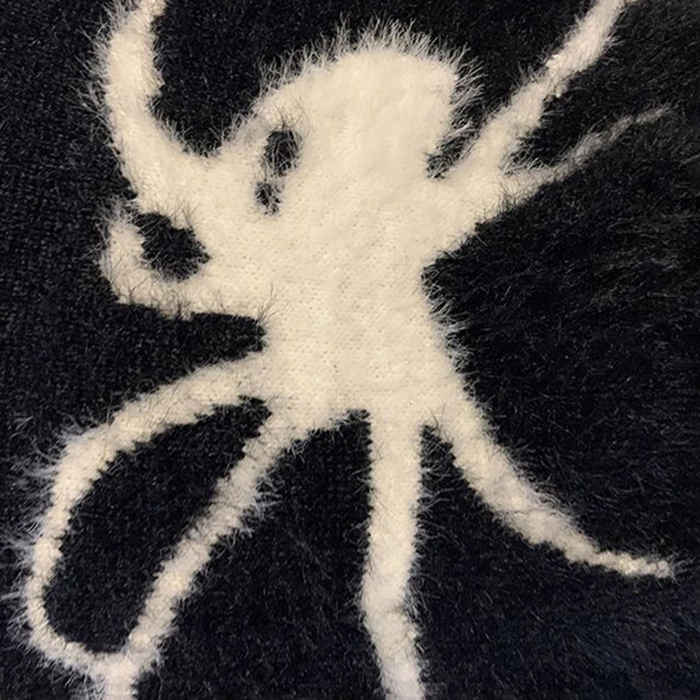 Men's Retro Original Niche Spider Sweater