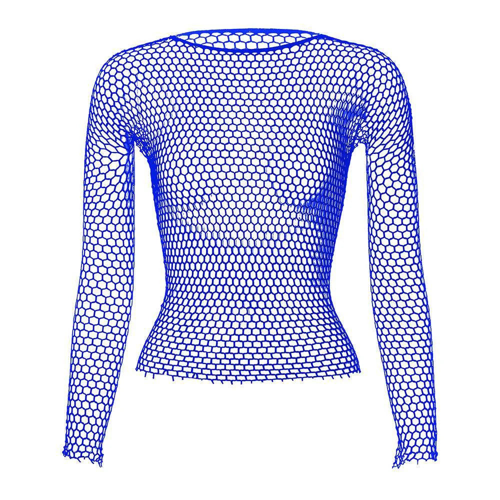 Comprar blue Mens Hollow Perspective Genderless Sports Fitness Top