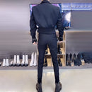 Veste courte motard homme à grandes poches, collection automne-hiver 2024, unisexe, style fonctionnel, couleur unie.-6