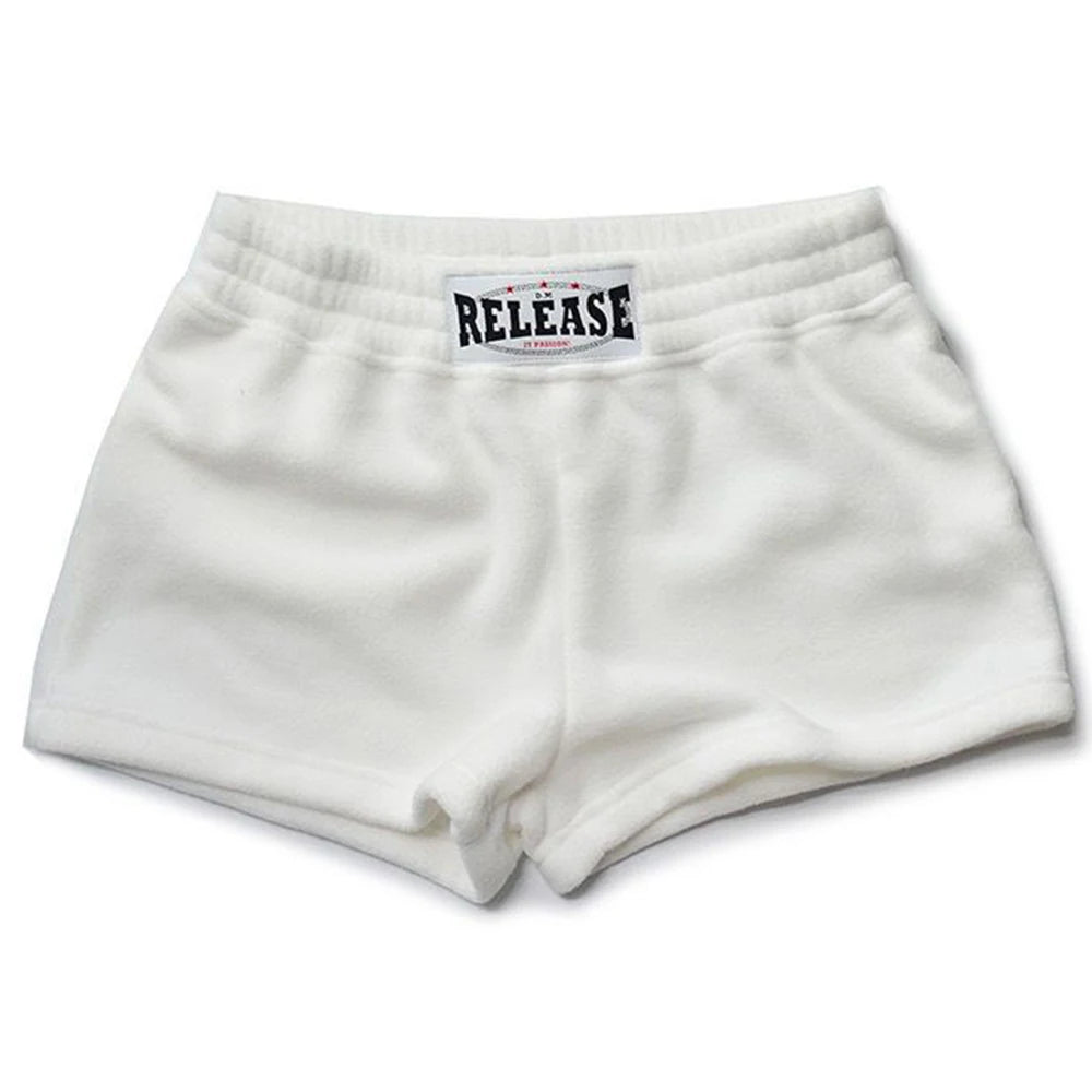 Comprar white Mens Sexy Solid Color  Loose and Comfortable Shorts