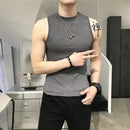 Mens Tight Turtleneck Sweater Vest-10