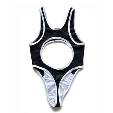 Buy black Men&#39;s Jumpsuit Sexy Suspender Jumpsuit Hollowed Out Lingerie Nightclub Seductive Stage Personality Shapewear Men&#39;s Clothing 2024