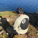 Pull homme taille 8, style billard, automne, streetwear, couleurs contrastées, manches longues, collection homme 2024-4