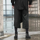 Y2k Japanese Gothic Dark Hakama Trousers Streetwear Personality Niche Samurai Pants Casual Wide-Leg Pant Men'S Clothing 2025 New-2