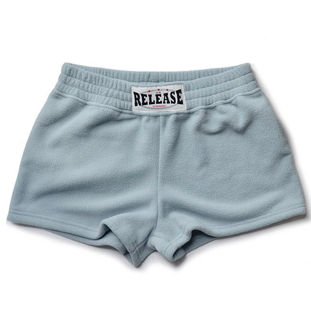 Comprar sky-blue Mens Sexy Solid Color  Loose and Comfortable Shorts