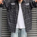 Summer Mens Shirt Hiphop Casual Short Sleeve Shirt Summer-3