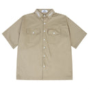 Mens Summer American Street Letter Short-sleeved Shirt-3