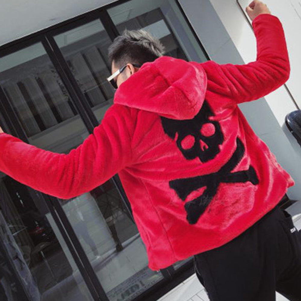 Autumn Hip-Hop Casual Warm American Hooded Jacket