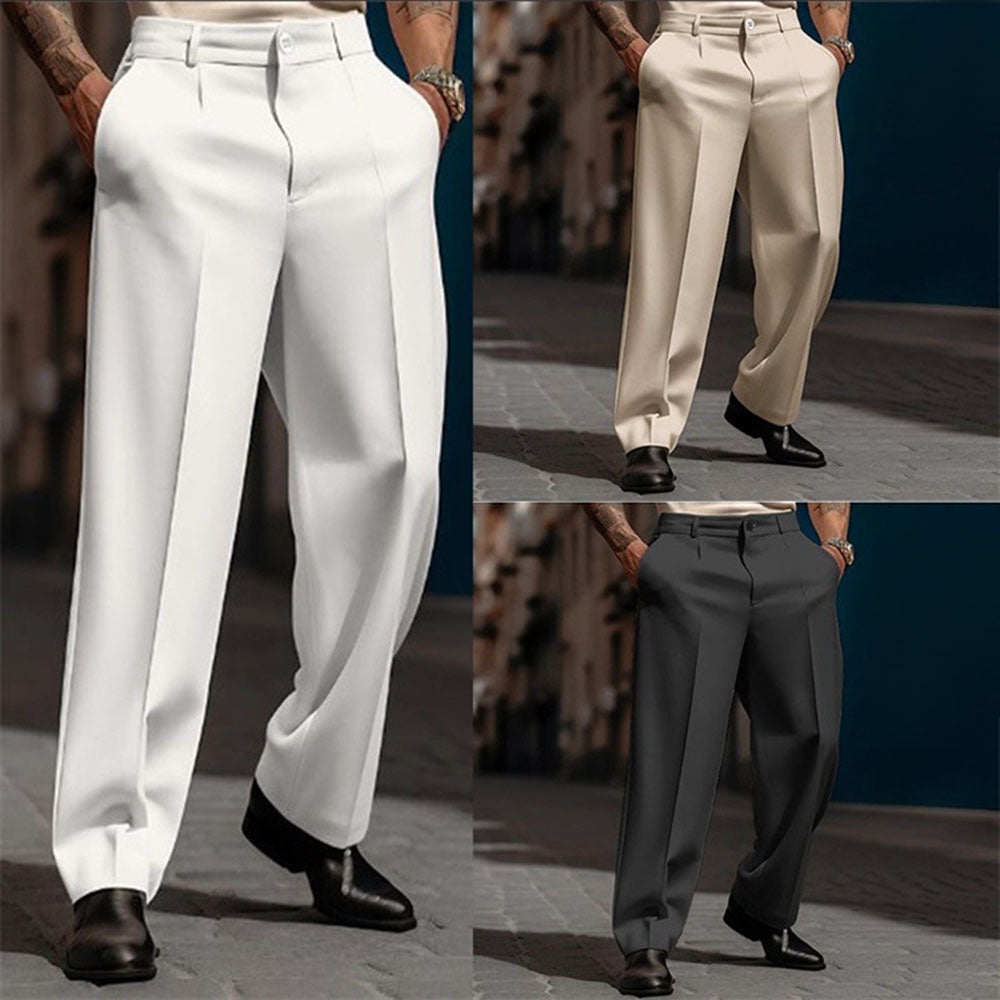 Mens Casual Suit Business Versatile Pants