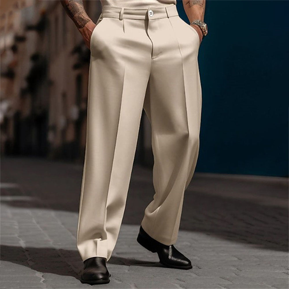 Mens Casual Suit Business Versatile Pants