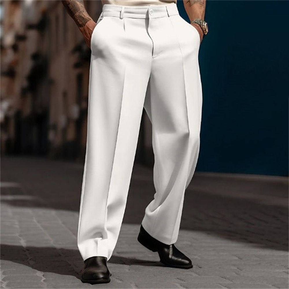 Mens Casual Suit Business Versatile Pants