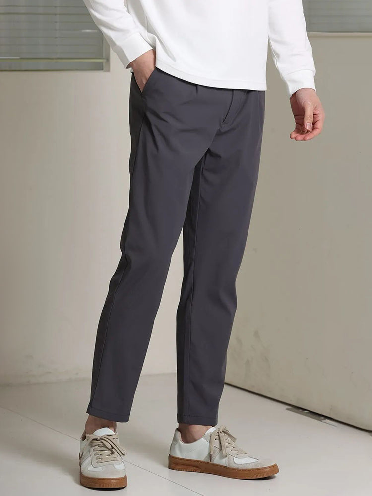 Comprar dark-gray Mens Breathable Casual Straight Pants