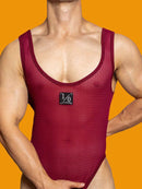 Sous-vêtements de sport transparents pour hommes, couleur unie, confortables et transparents.-3