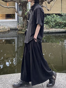 Mens Retro Casual Wide Leg Pants-4