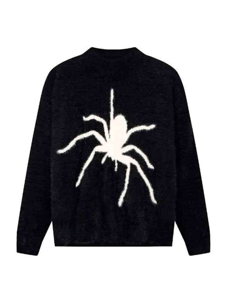 Men's Retro Original Niche Spider Sweater