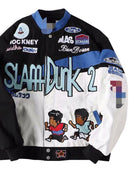 Winter New Fashion  Embroidery Splicing Casual Jacket-1