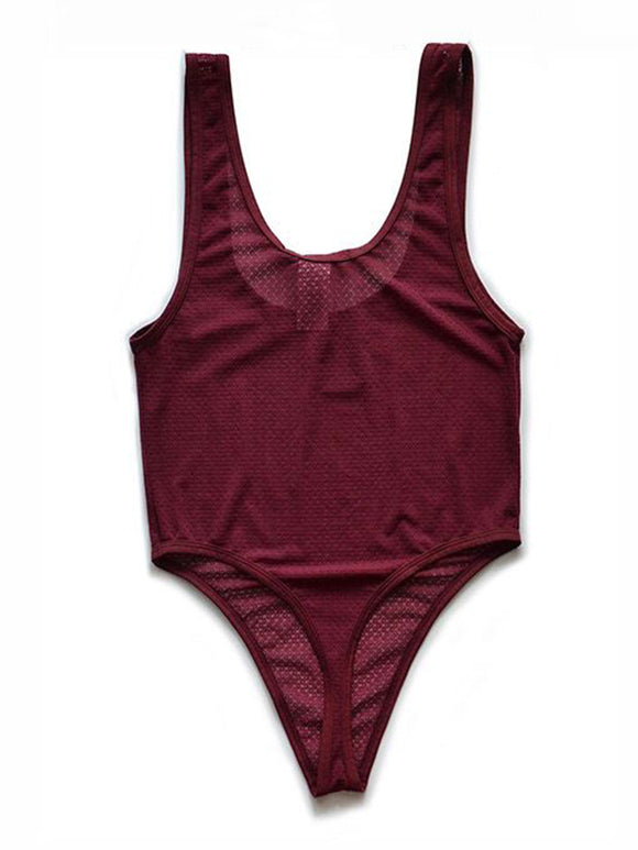 Sous-vêtements de sport transparents pour hommes, couleur unie, confortables et transparents.