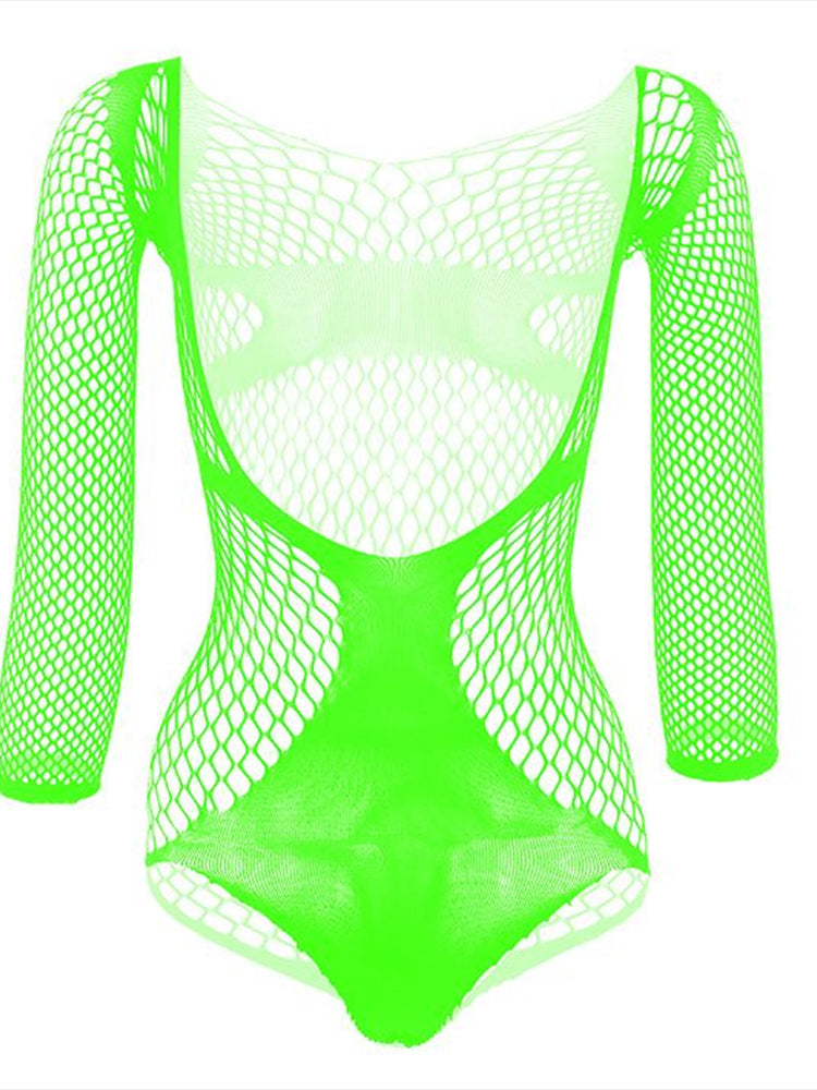 Mens Sexy Nightclub Mesh Perspective Jumpsuit