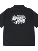 Mens Summer American Street Letter Short-sleeved Shirt-1