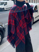 Men's Casual Plaid Irregular Pullover-7