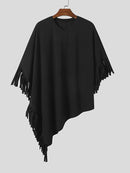 Men's Solid Cape Punk Scrambled T-Shirt-6