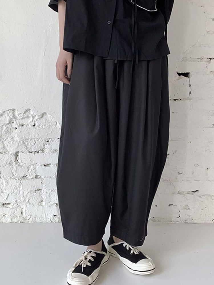 Men's street loose all-match carrot pants wide leg pants