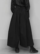 Trendy Gothic Dark Loose Men's Cropped Pants-3
