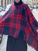 Men's Casual Plaid Irregular Pullover-6