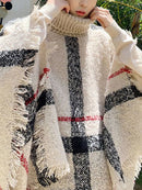 Men's Casual Plaid Irregular Pullover-8